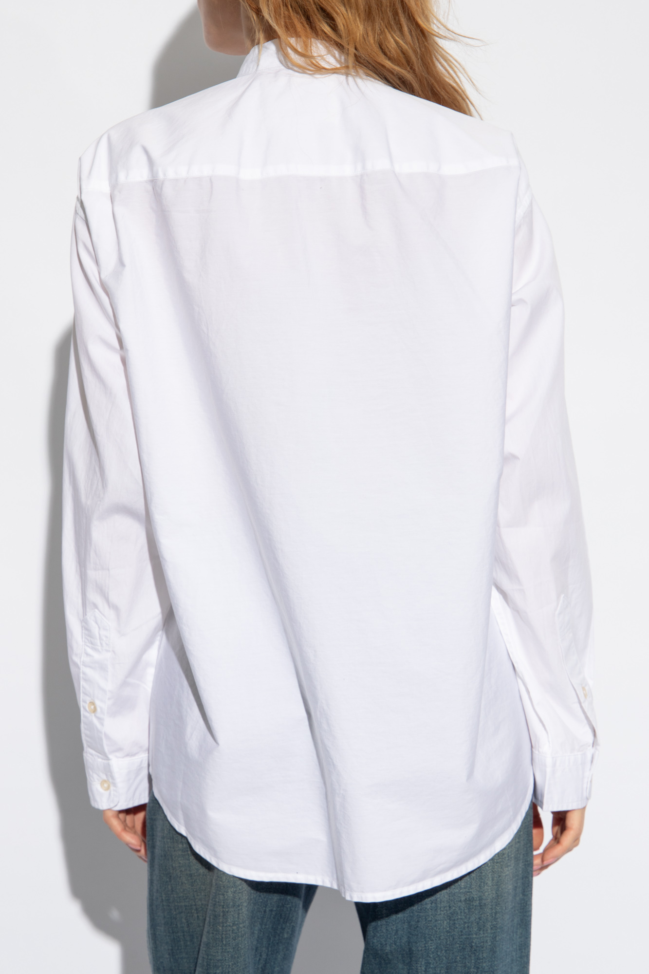 White Shirt with standing collar R13 Vitkac GB